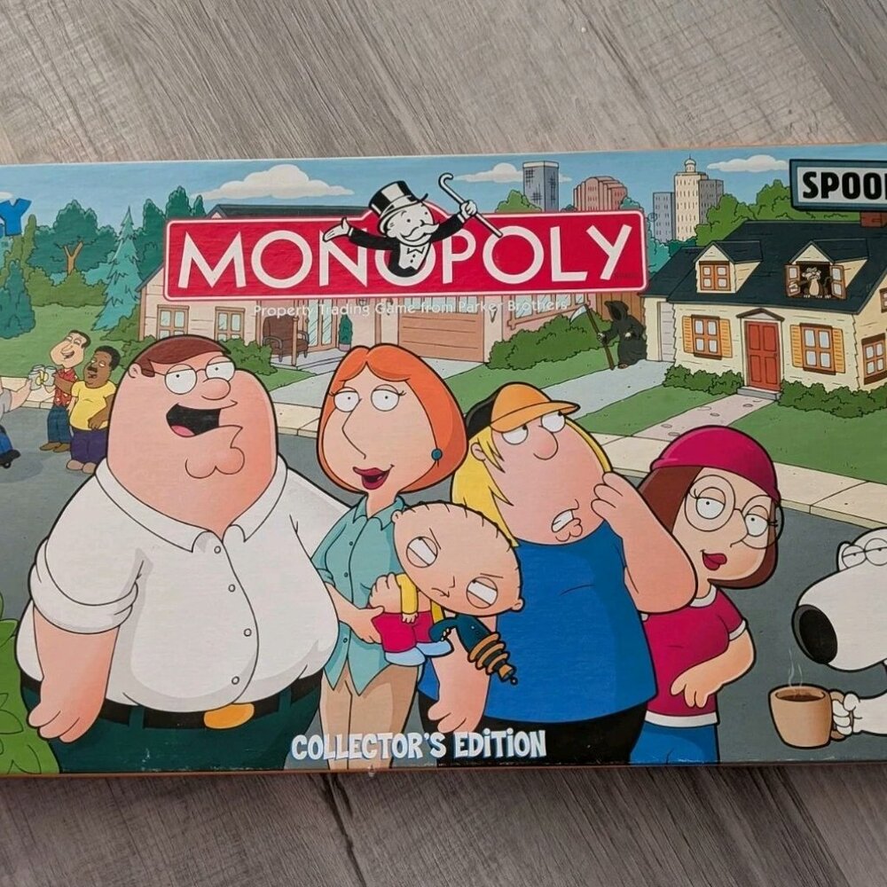 Family Guy Monopoly Board Game Collectors Edition (2006) Parker Brothers - Picture 1 of 6